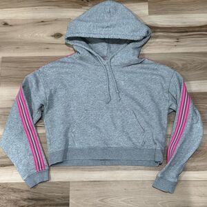 Aritzia TNA The Icon Striped Cropped Hoodie Women’s XS